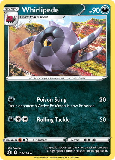 Whirlipede, Chilling Reign 106