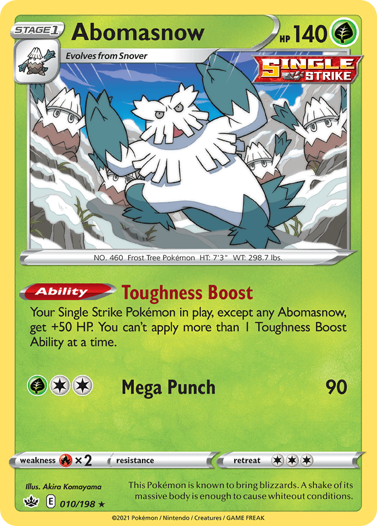 Abomasnow, Chilling Reign 10