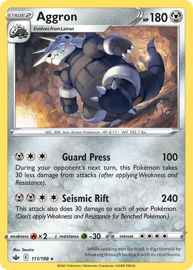 Aggron, Chilling Reign 111