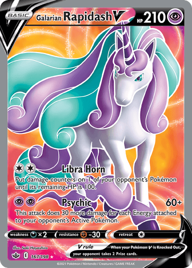 Galarian Rapidash V, Chilling Reign 167