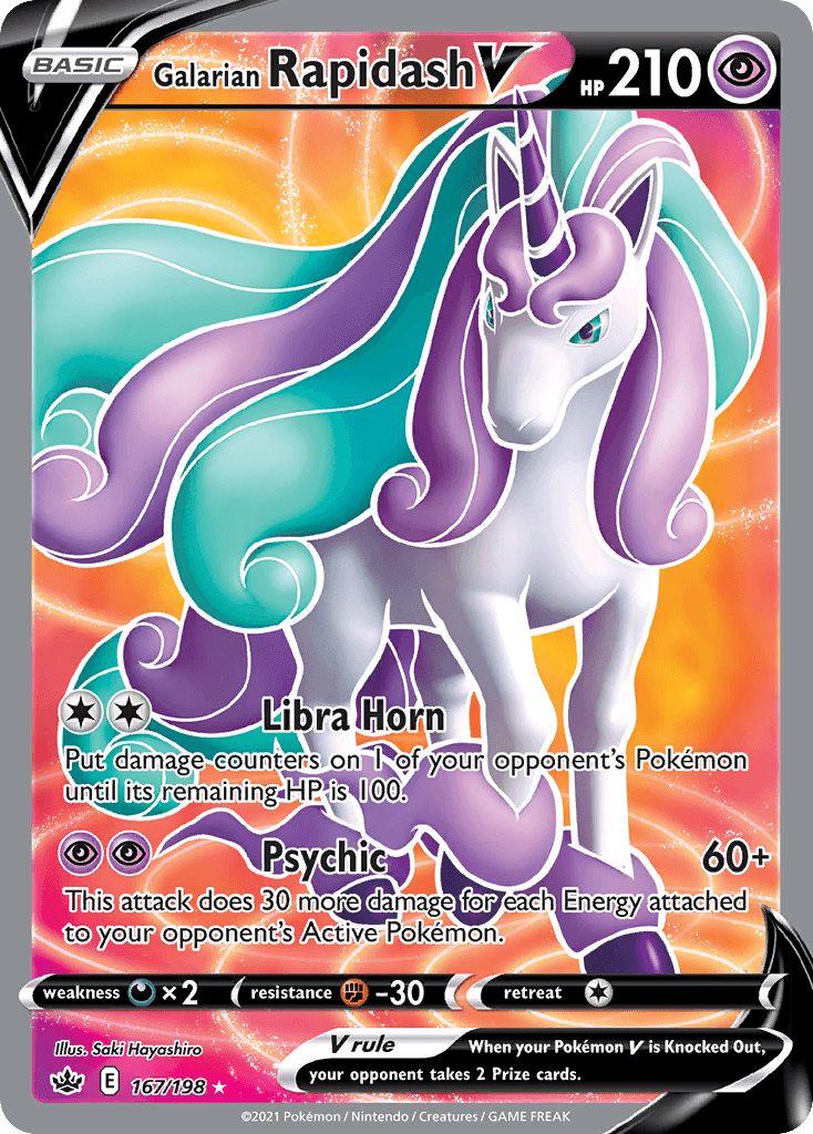 Galarian Rapidash V, Chilling Reign 167