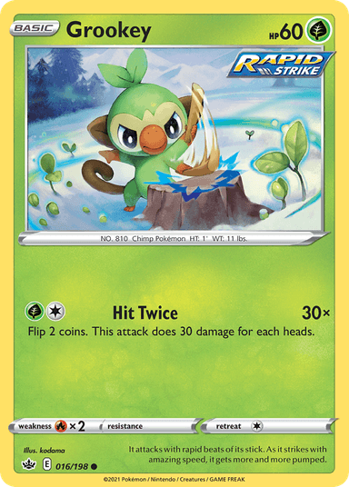 Grookey, Chilling Reign 16