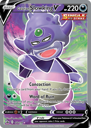 Galarian Slowking V, Chilling Reign 178