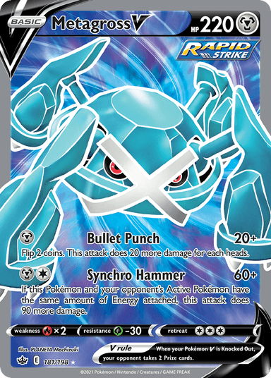 Metagross V, Chilling Reign 181