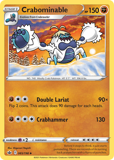 Crabominable, Chilling Reign 85