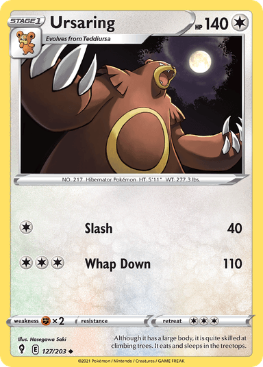 Ursaring, Evolving Skies 127