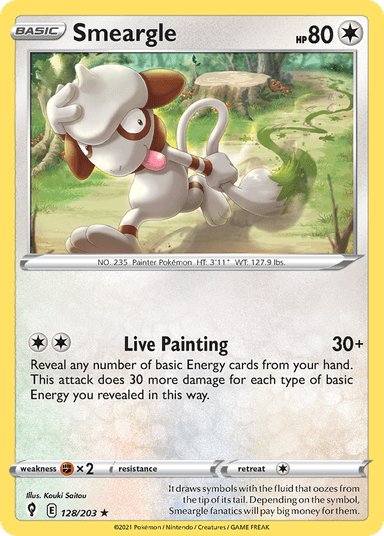 Smeargle, Evolving Skies 128