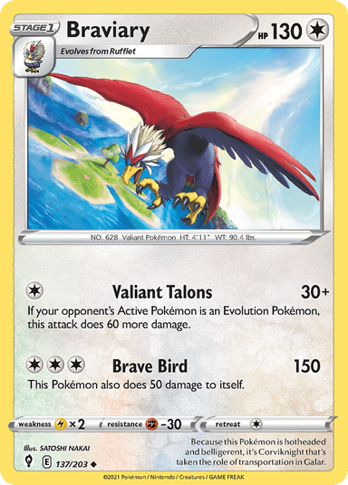 Braviary, Evolving Skies 137