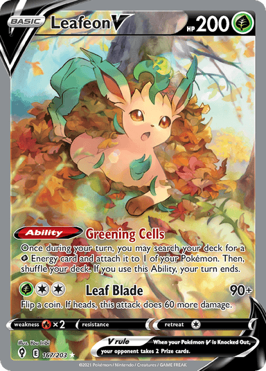 Leafeon V, Evolving Skies 167