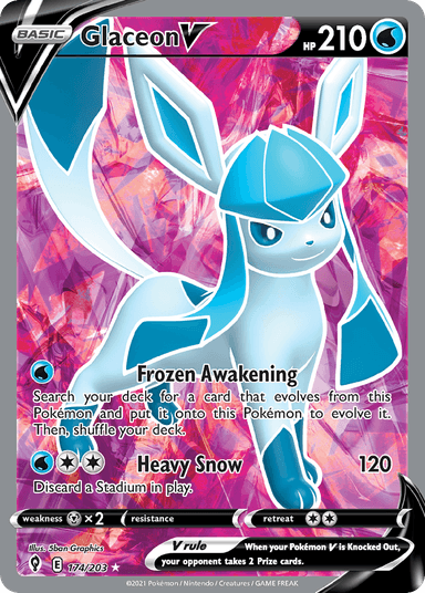 Glaceon V, Evolving Skies 174