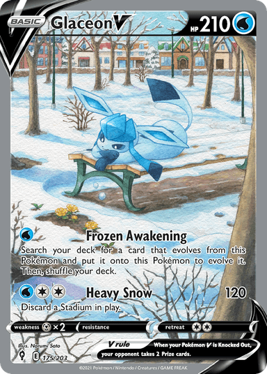 Glaceon V, Evolving Skies 175