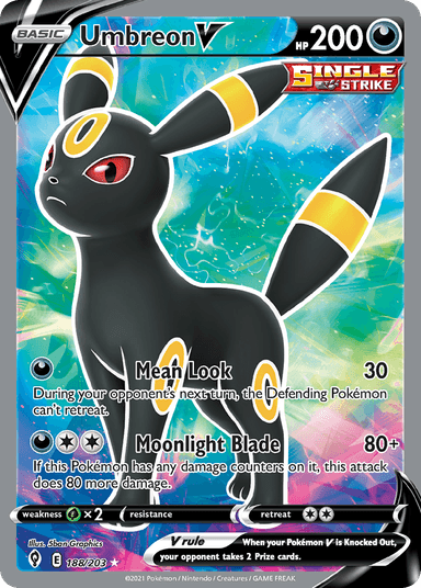 Umbreon V, Evolving Skies 188