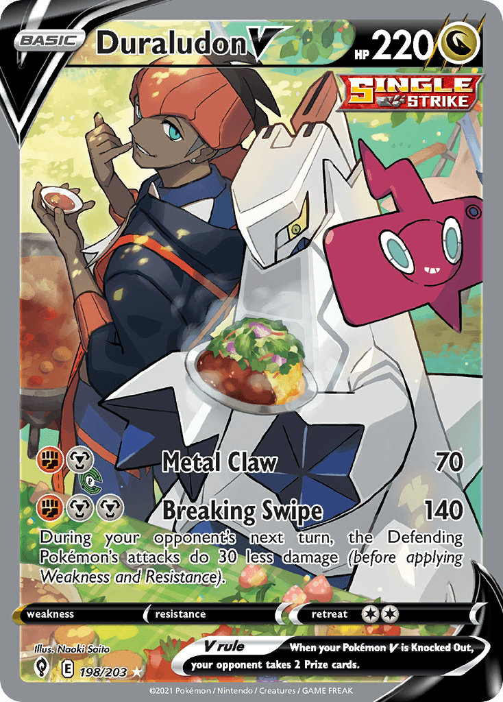 Duraludon V, Evolving Skies 198