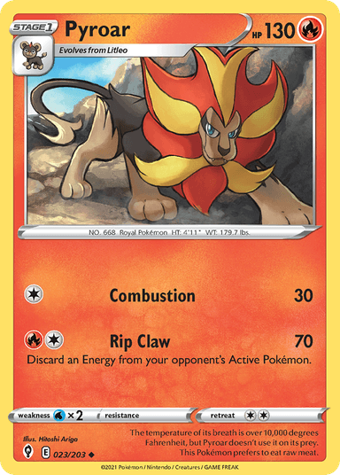 Pyroar, Evolving Skies 23