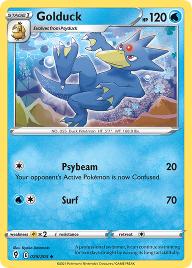 Golduck, Evolving Skies 25