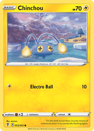 Chinchou, Evolving Skies 52