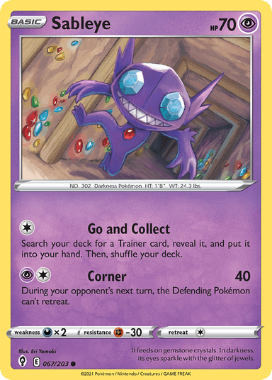 Sableye, Evolving Skies 67