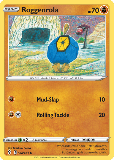 Roggenrola, Evolving Skies 86