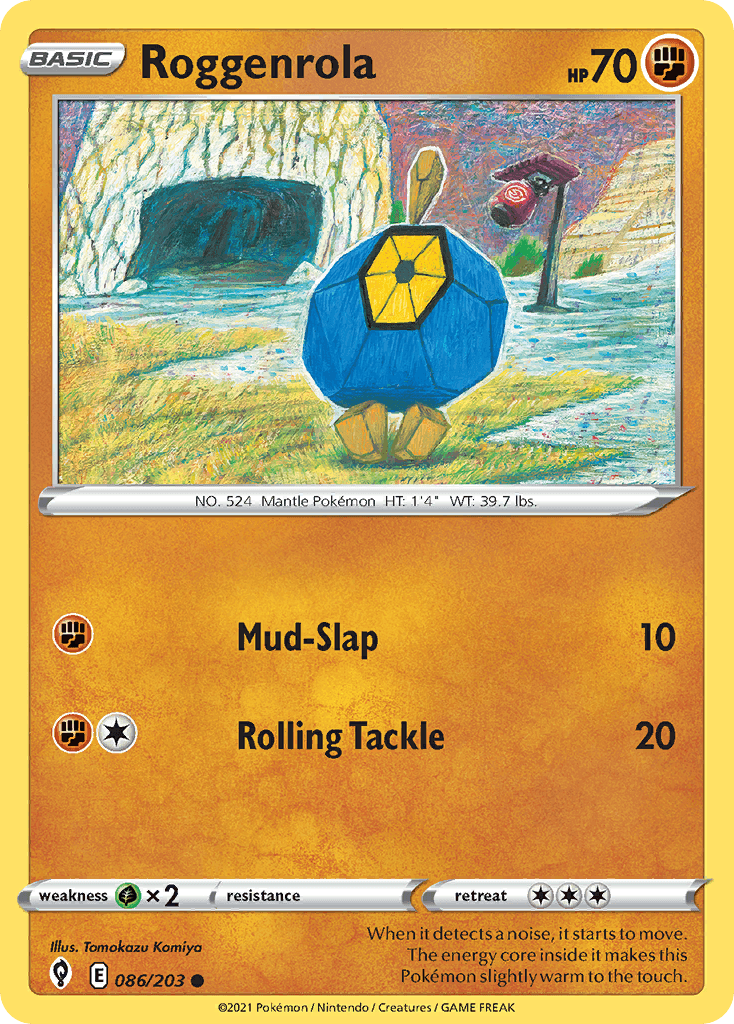 Roggenrola, Evolving Skies 86