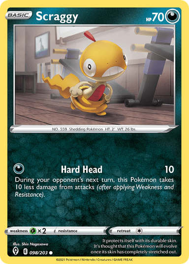 Scraggy, Evolving Skies 98