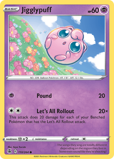 Jigglypuff, Fusion Strike 110