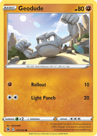 Geodude, Fusion Strike 135