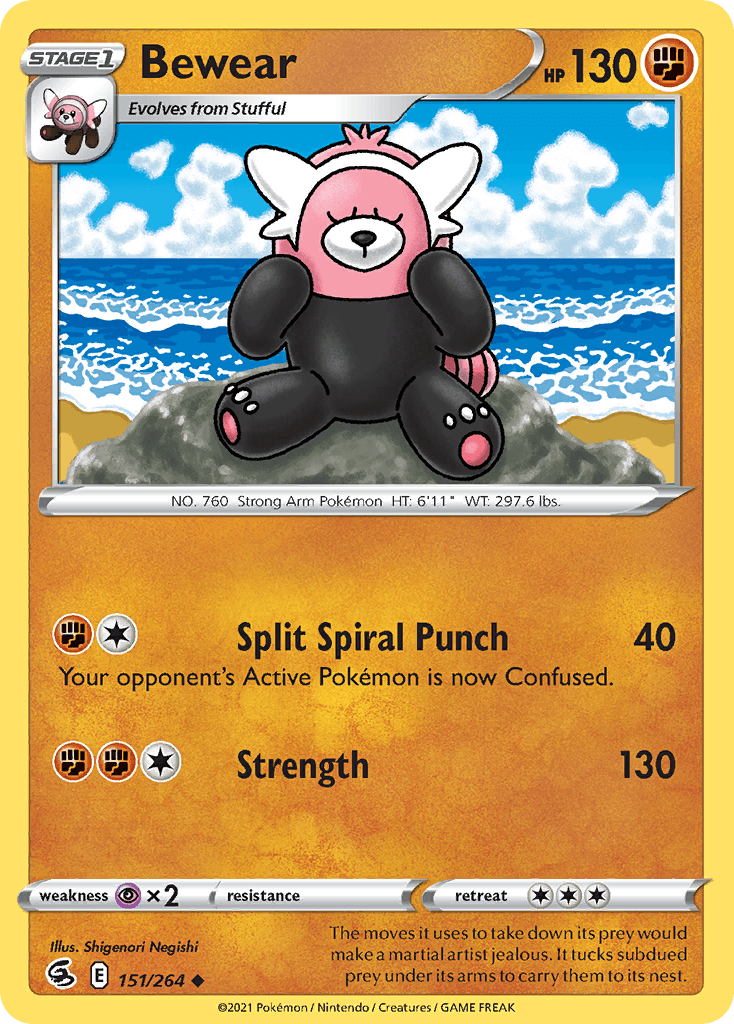 Bewear, Fusion Strike 151