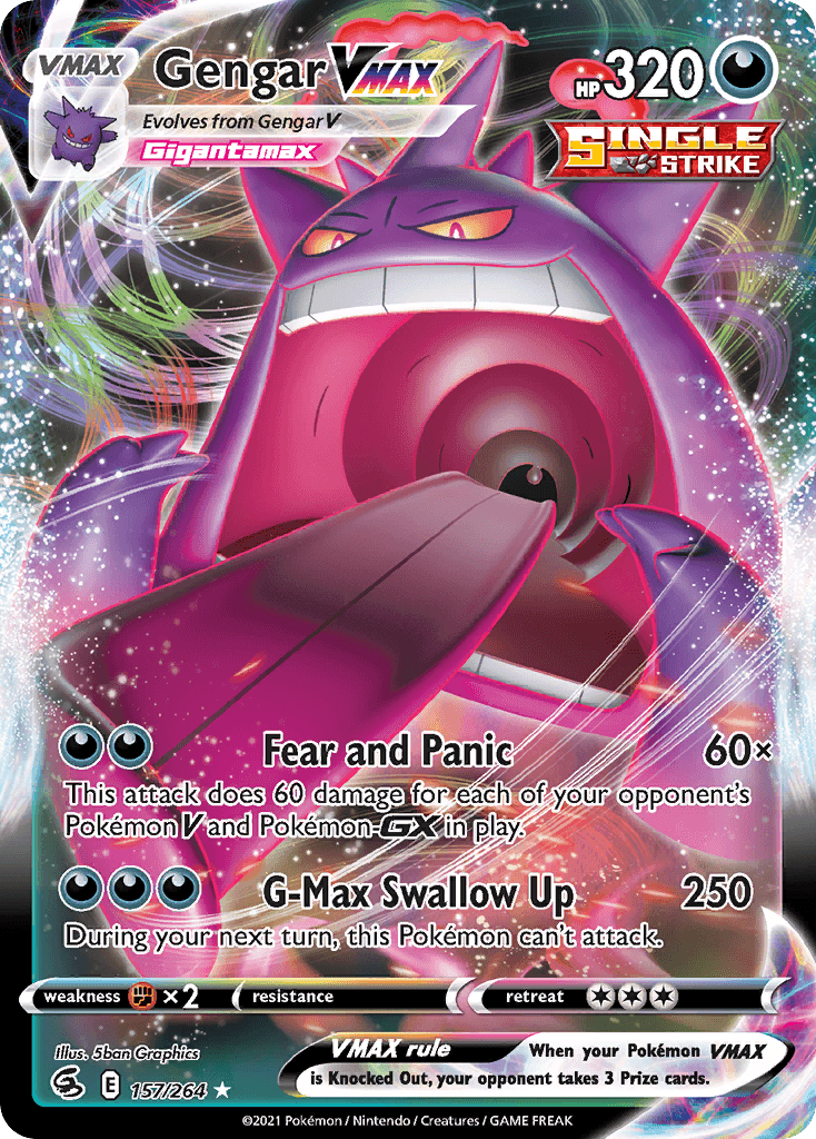 Gengar VMAX, Fusion Strike 157