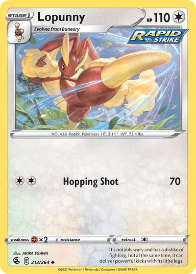 Lopunny, Fusion Strike 213