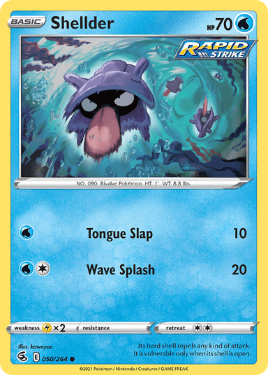 Shellder, Fusion Strike 50