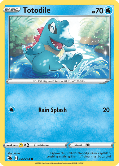 Totodile, Fusion Strike 55