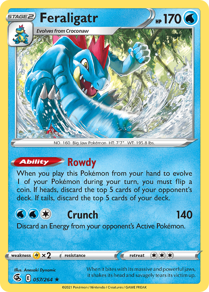 Feraligatr, Fusion Strike 57