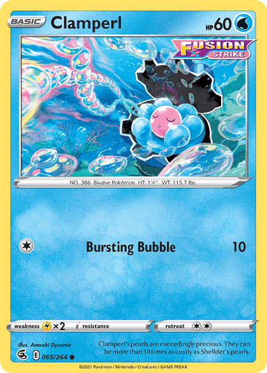 Clamperl, Fusion Strike 65