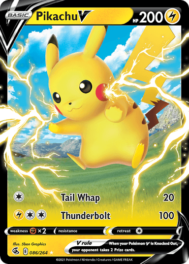 Pikachu V, Fusion Strike 86