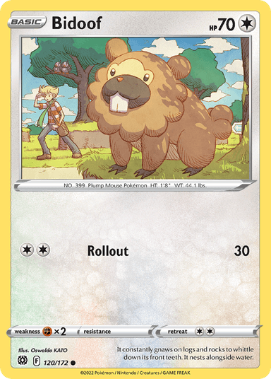 Bidoof, Brilliant Stars 120