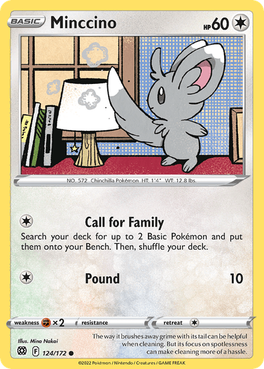 Minccino, Brilliant Stars 124