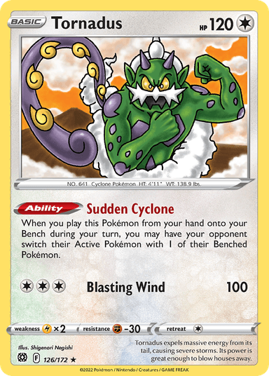 Tornadus, Brilliant Stars 126