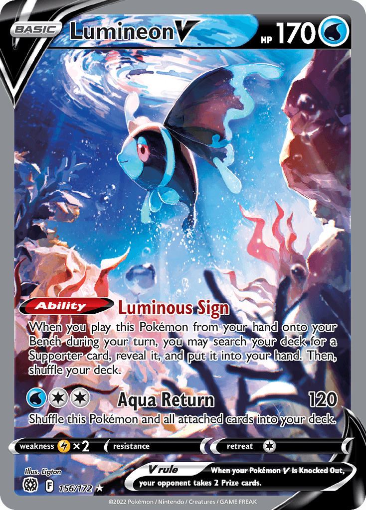 Lumineon V, Brilliant Stars 156