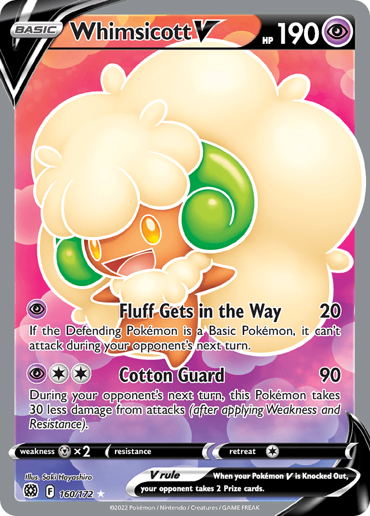 Whimsicott V, Brilliant Stars 160