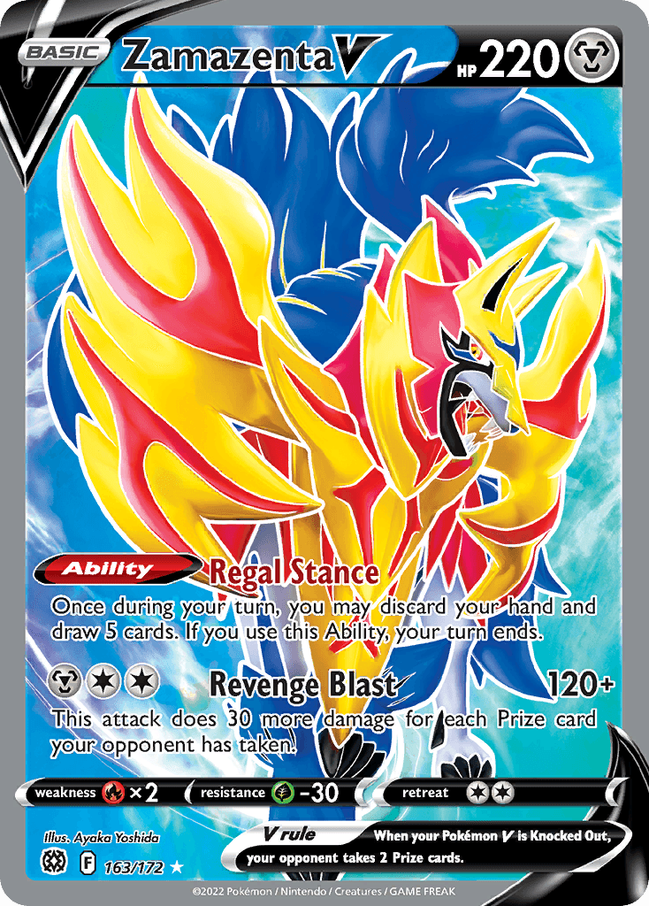 Zamazenta V, Brilliant Stars 163