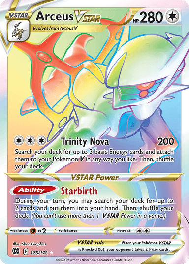Arceus VSTAR, Brilliant Stars 176