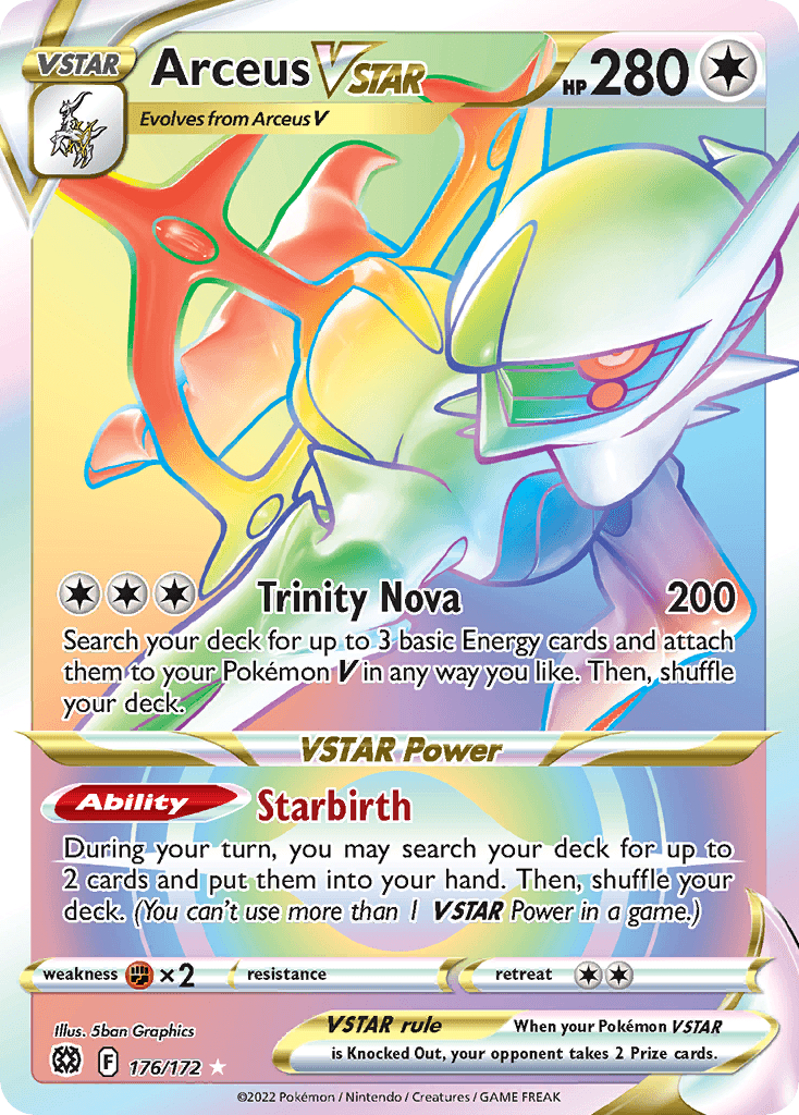 Arceus VSTAR, Brilliant Stars 176