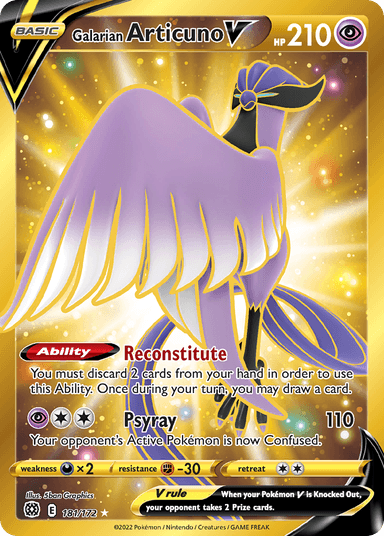 Galarian Articuno V, Brilliant Stars 181