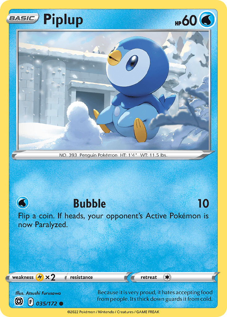 Piplup, Brilliant Stars 35