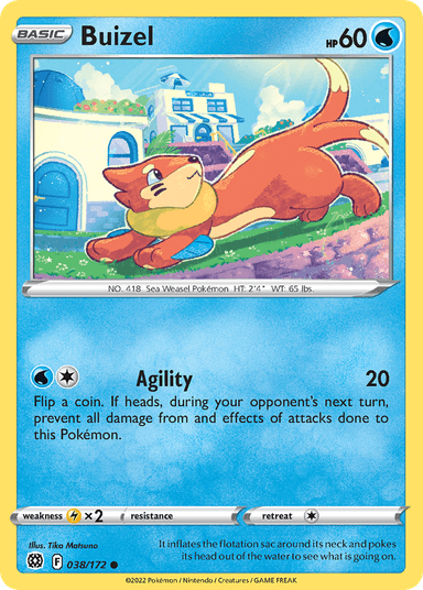 Buizel, Brilliant Stars 38