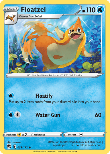 Floatzel, Brilliant Stars 39