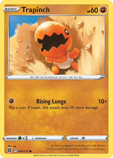 Trapinch, Brilliant Stars 74