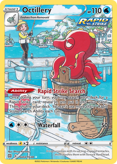 Octillery, Brilliant Stars Trainer Gallery TG03