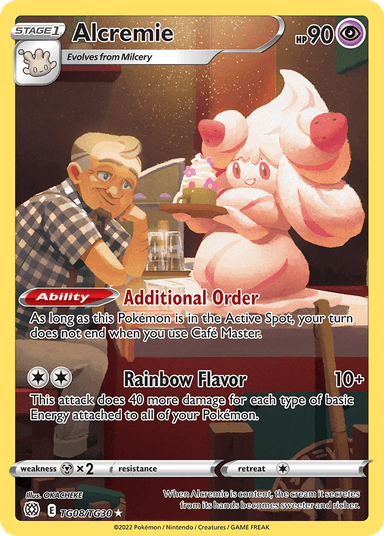 Alcremie, Brilliant Stars Trainer Gallery TG08