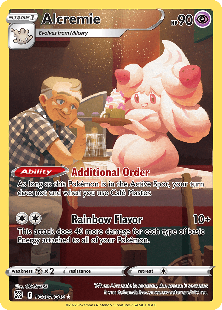 Alcremie, Brilliant Stars Trainer Gallery TG08